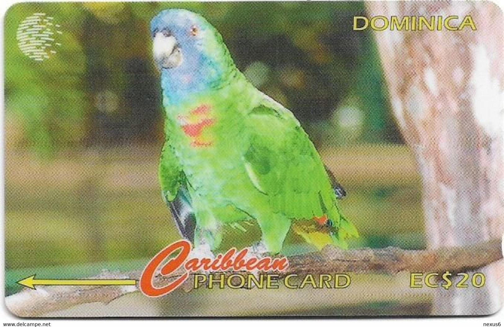 Dominica - C&W (GPT) - Jaco Parrot - 225CDMA - 1998, 20.000ex, Used - Dominique