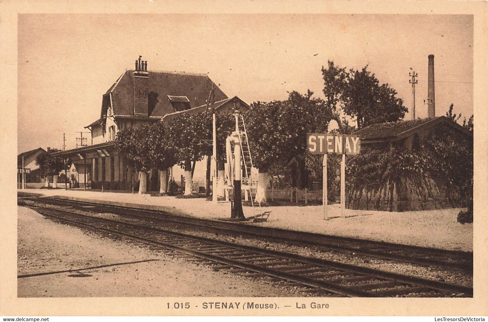 CPA  - Stenay - La Gare - Chemin De Fer - Gares - Sans Trains