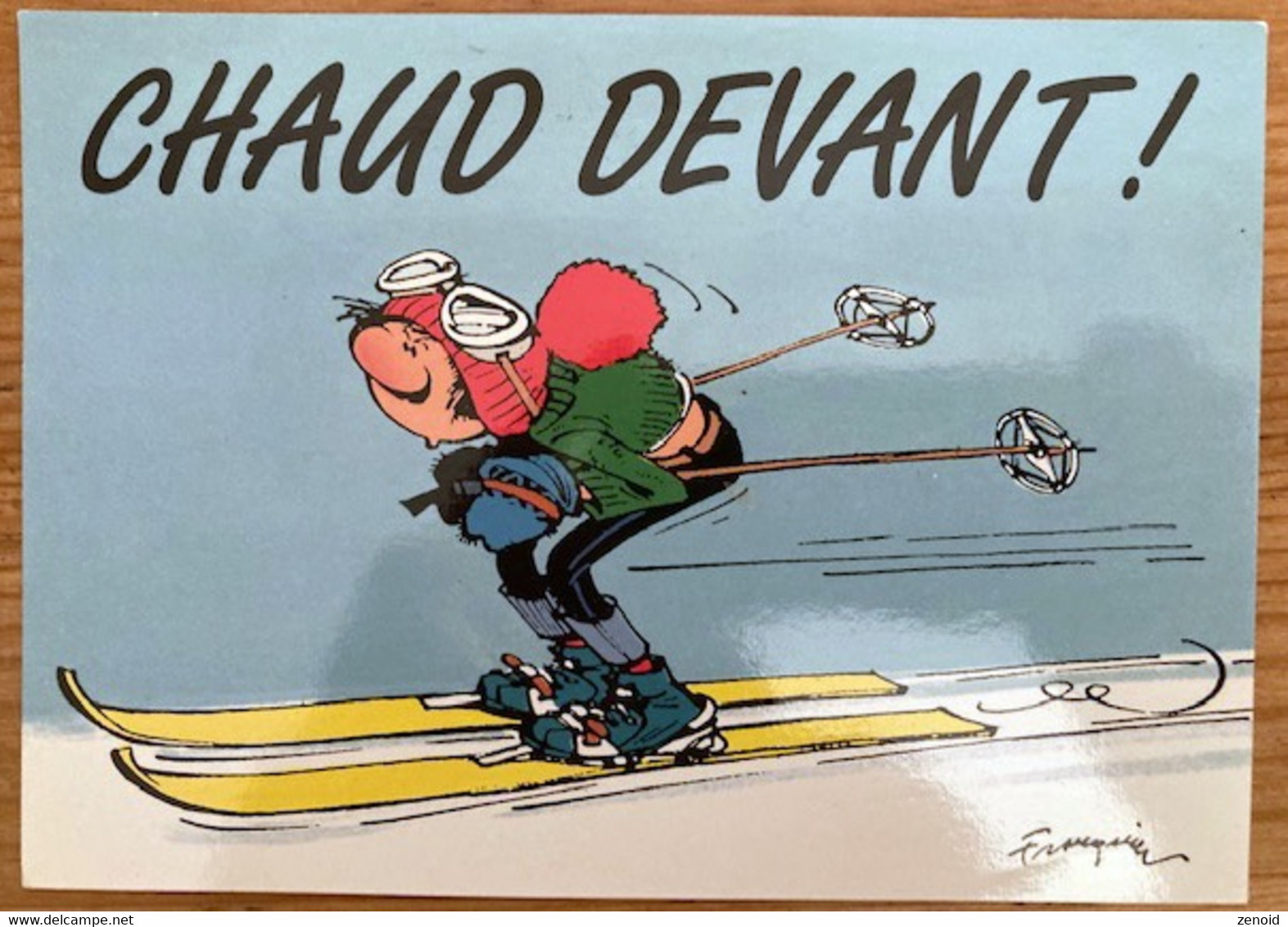 CP "Gaston - Chaud Devant !" - Ill. Franquin - Strange