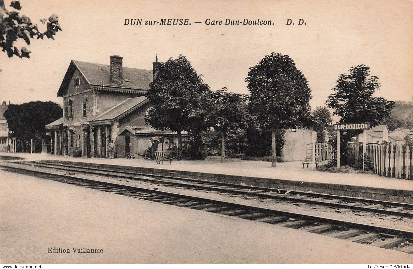 CPA  - Dun Sur Meuse - Gare Dun Doulcon - Edition Vuillaume - Gares - Sans Trains