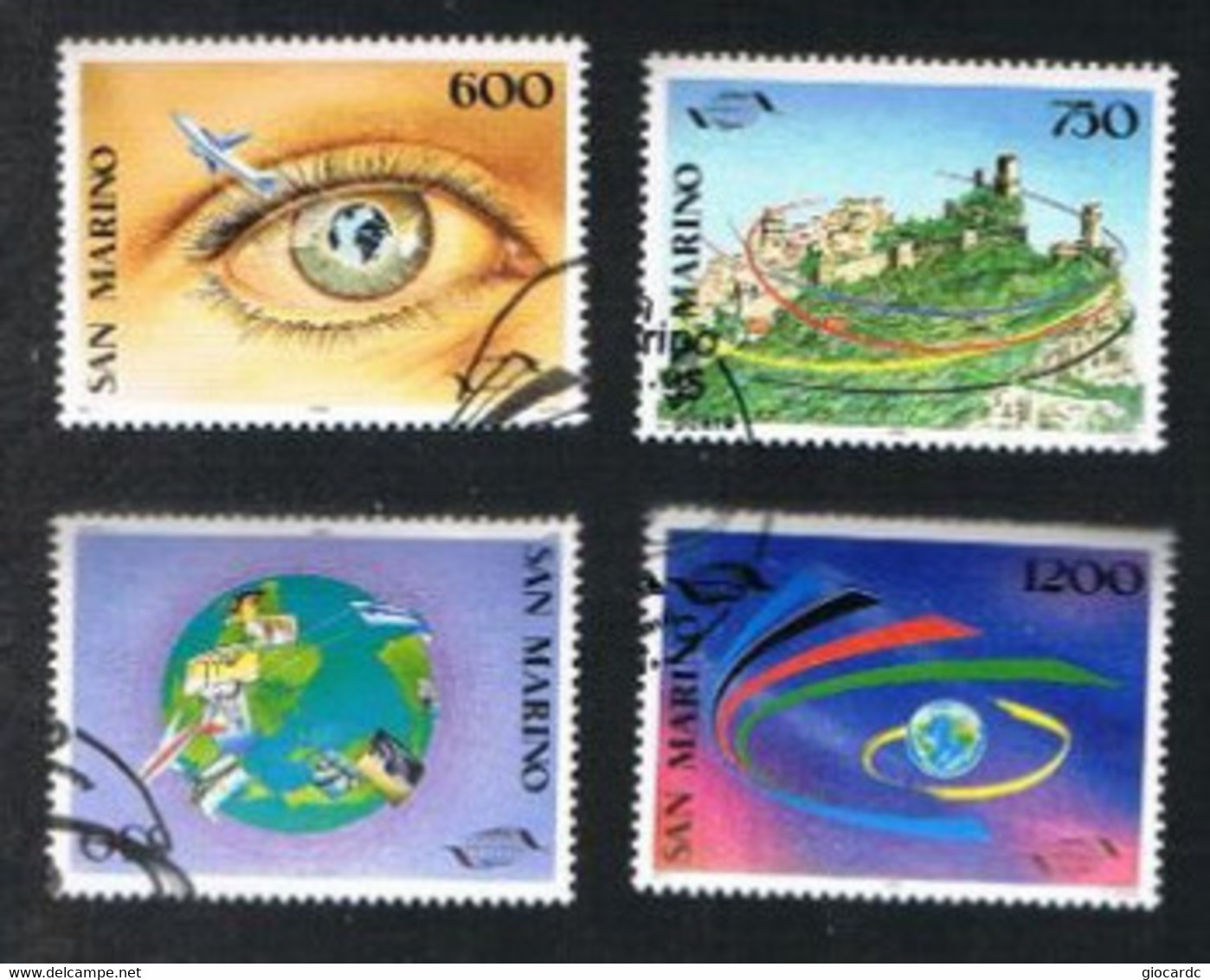 SAN MARINO - UN  1454.1457 - 1995 O.M.T. TURISMO       (COMPLET SET OF 4)   -  USED° - Used Stamps