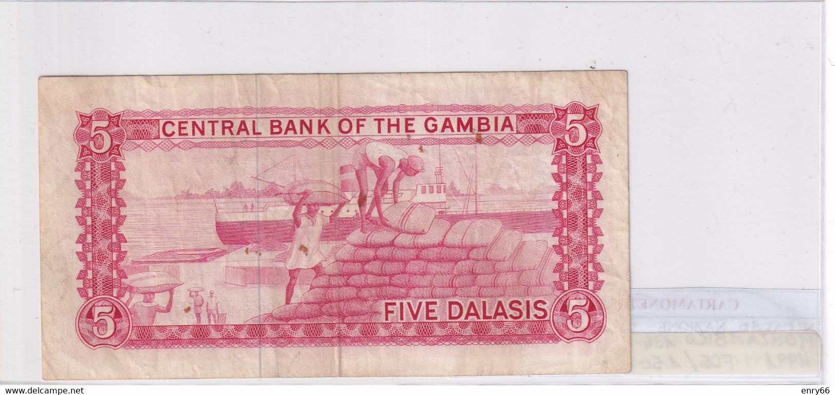 GAMBIA 5 DALASIS 1972 P. 5D - Gambia