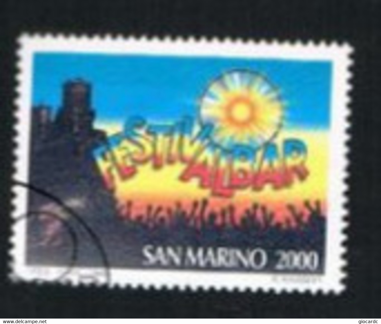 SAN MARINO - UN  1517  - 1996  MUSICA: FESTIVALBAR  -  USED° - Gebraucht