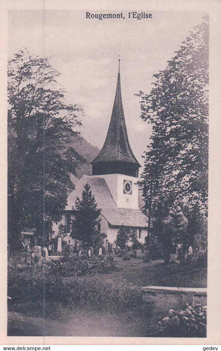Rougemont VD L'Eglise (17619) - Rougemont