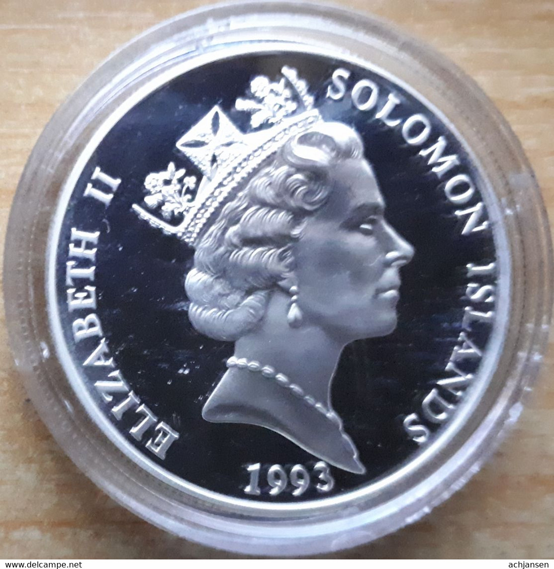 Solomon Islands, 10 Dollars 1993 - Silver Proof - Solomon Islands