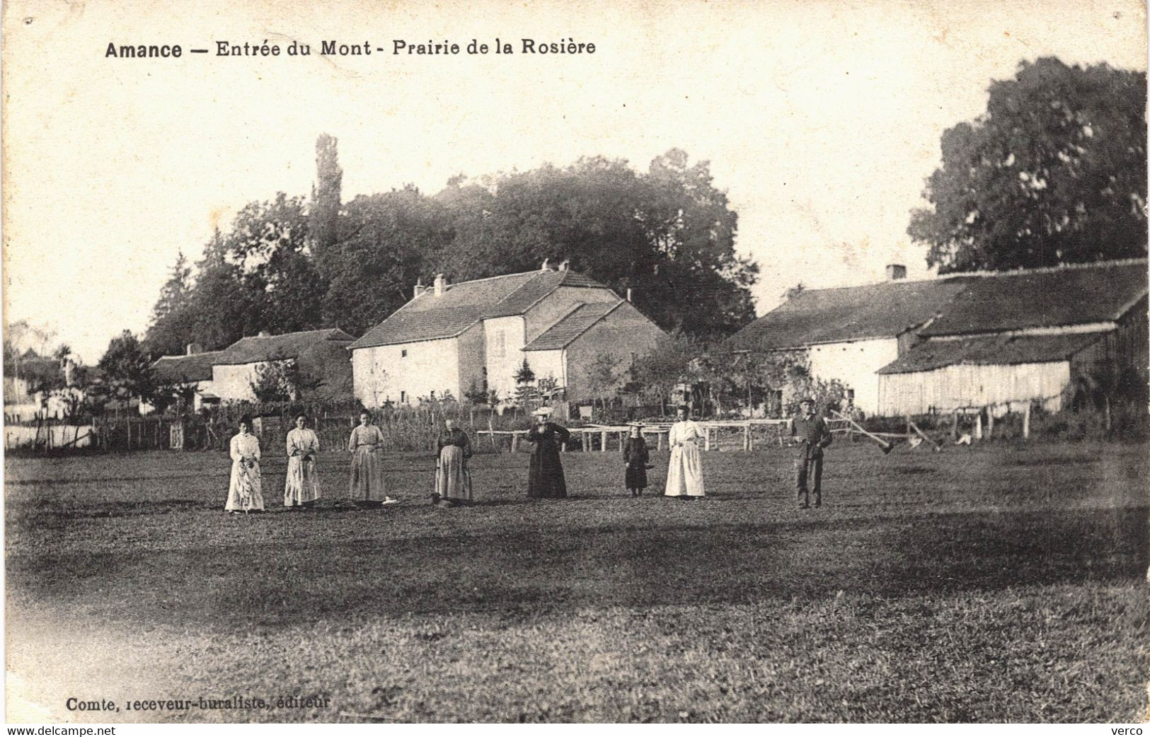 CARTE POSTALE  Ancienne De  AMANCE - Prairie De La Rosière - Amance