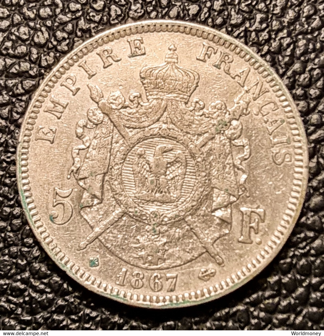 France 5 Francs 1867 BB - 5 Francs