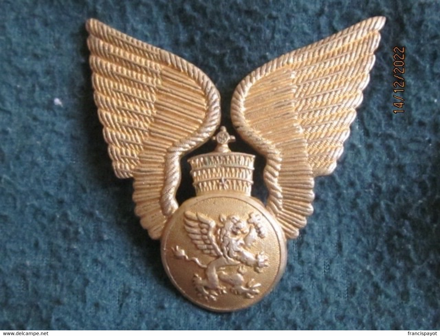 Ethiopia: Air Force Badge, Pilot Wings Haile Selassie Era - Armée De L'air