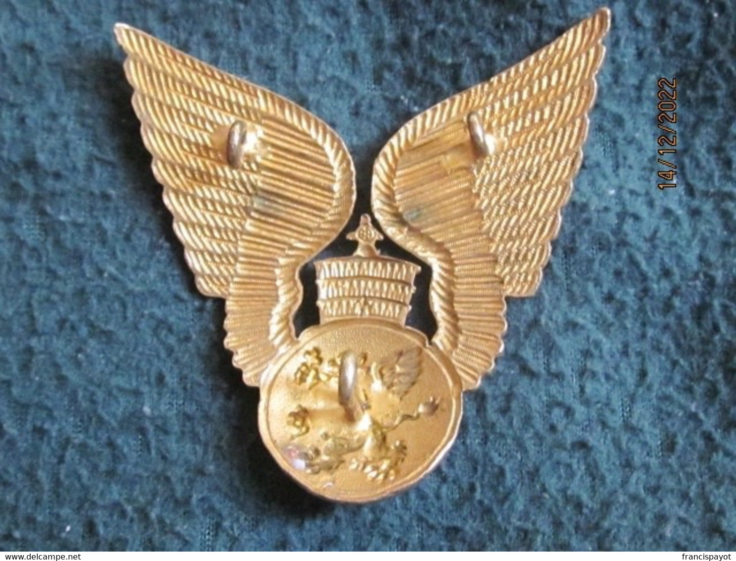 Ethiopia: Air Force Badge, Pilot Wings Haile Selassie Era - Armée De L'air