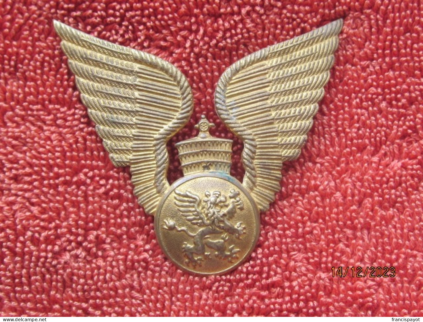 Ethiopia: Air Force Badge, Pilot Wings Haile Selassie Era - Armée De L'air