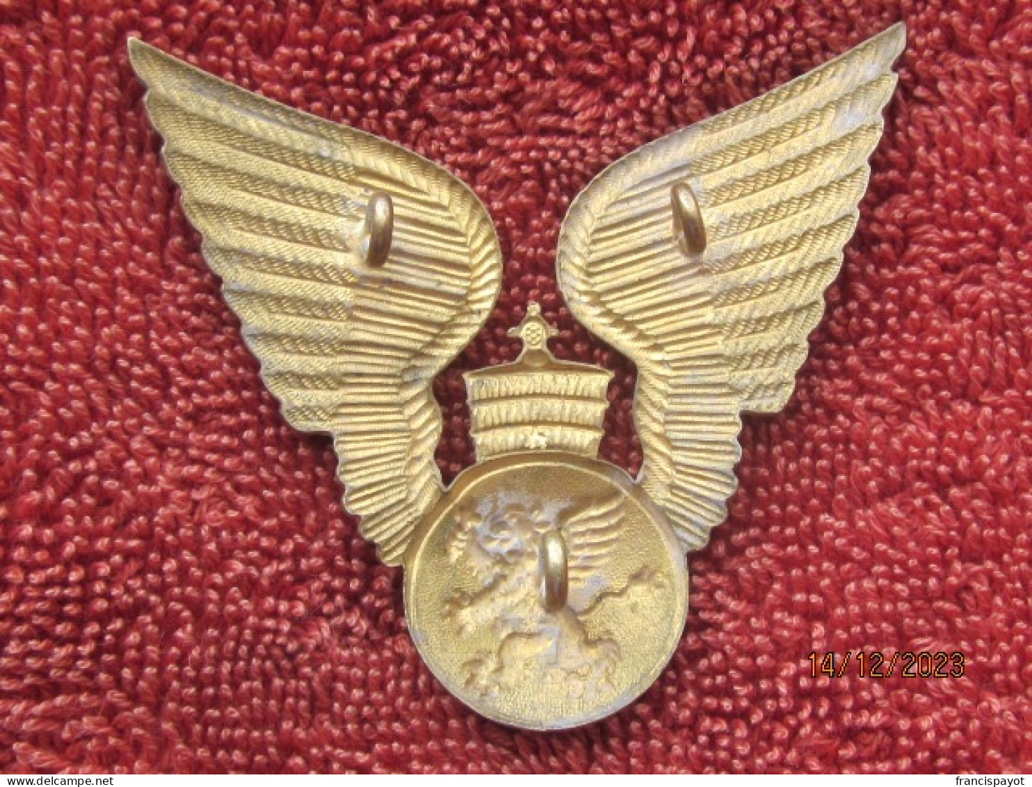 Ethiopia: Air Force Badge, Pilot Wings Haile Selassie Era - Armée De L'air