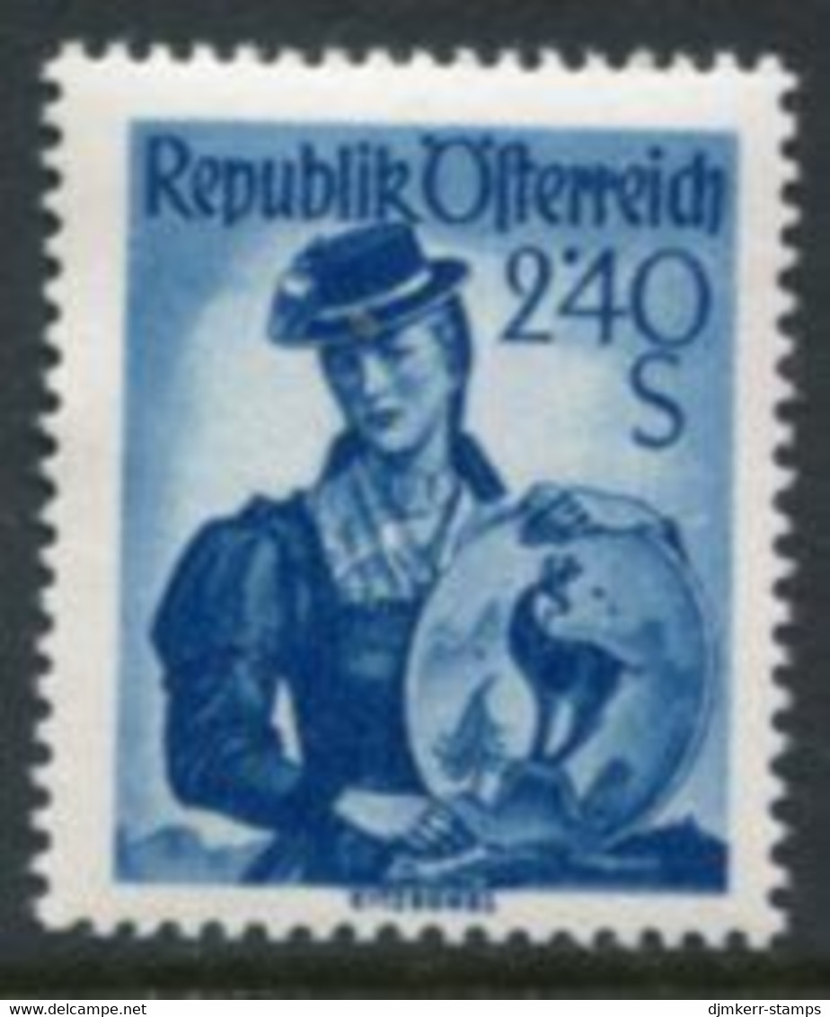 AUSTRIA 1948 Costumes Definitive 2.40 S. MNH / **.  Michel 920 - Ongebruikt