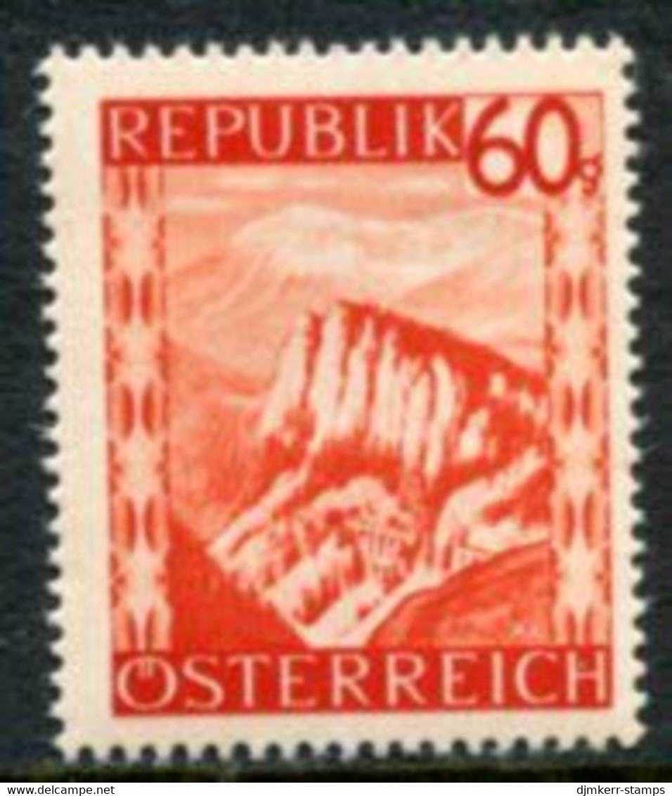 AUSTRIA 1947 Landscape Definitive 60 G .MNH / **.  Michel 846 - Unused Stamps