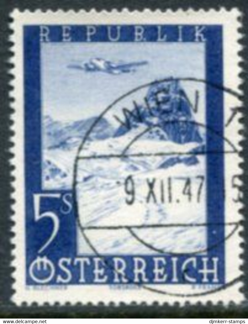 AUSTRIA 1947 Airmail: Views 5 S. Used.  Michel 827 - Usados