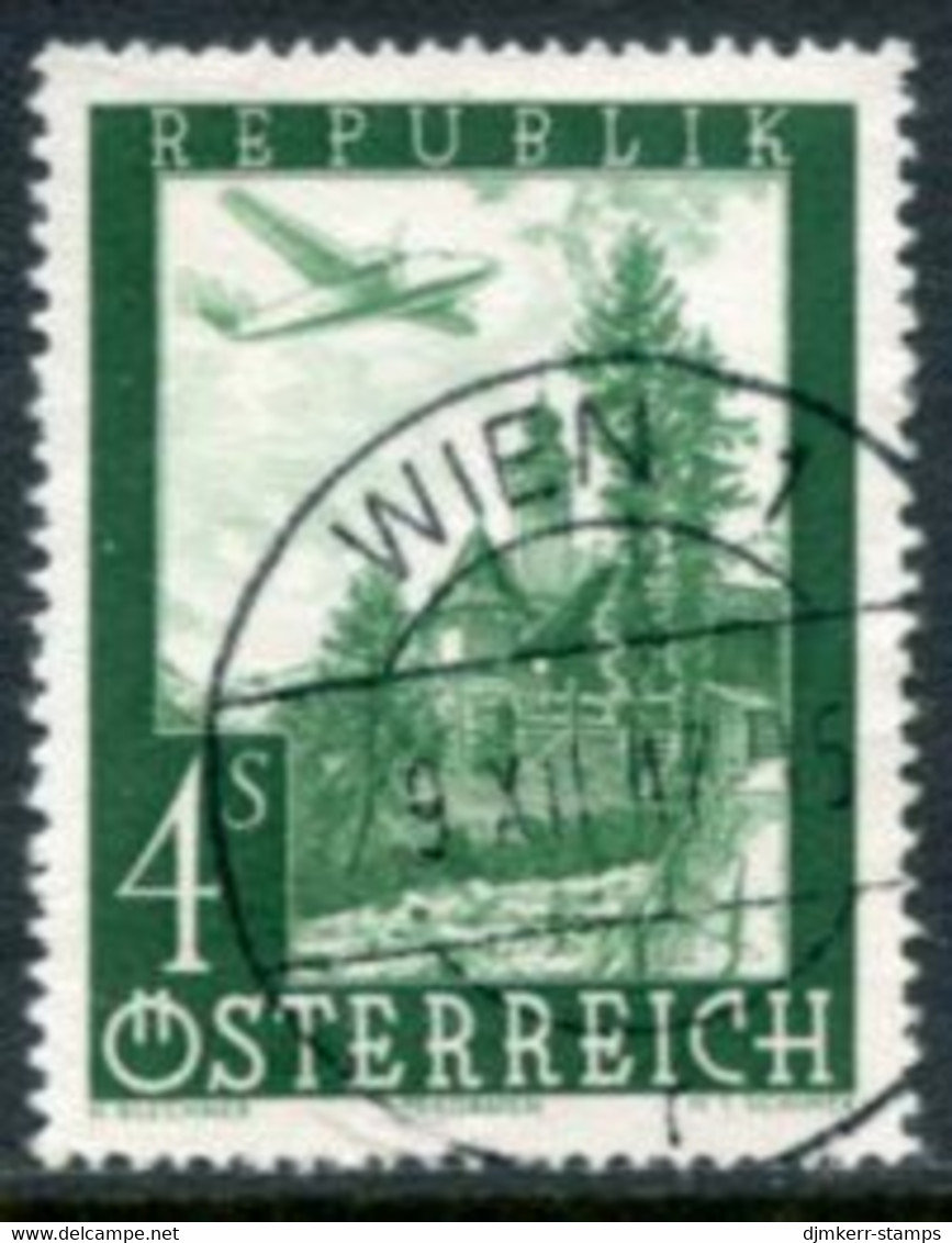 AUSTRIA 1947 Airmail: Views 4 S. Used.  Michel 826 - Used Stamps