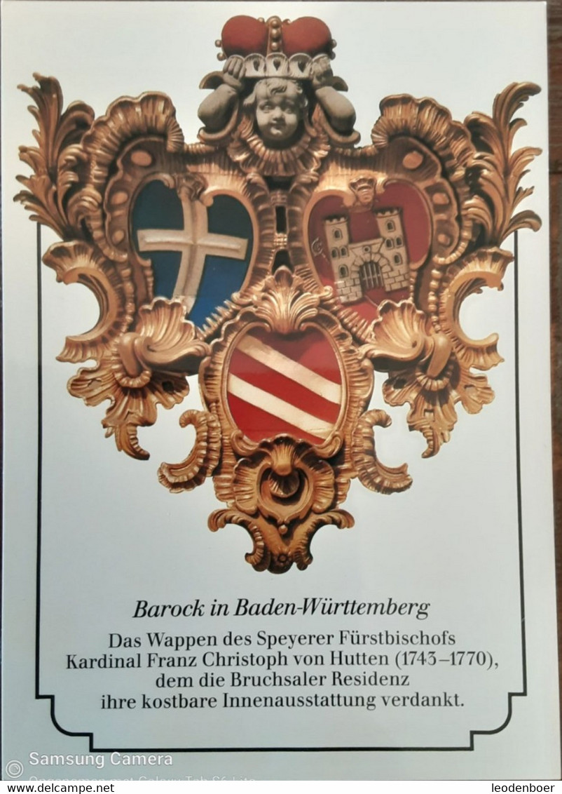 Bruchsal - Das Wappen Des Speyerer Furstbischofs - Bruchsal