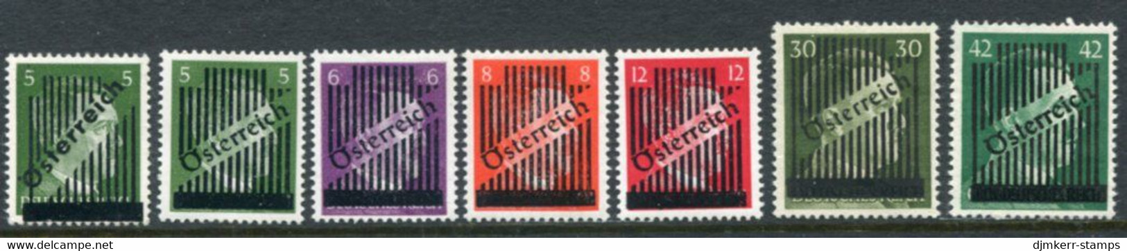 AUSTRIA 1945 3rd Vienna Provisional Issue With Both 5 Pf. MNH / **.  Michel 668-73 - Unused Stamps