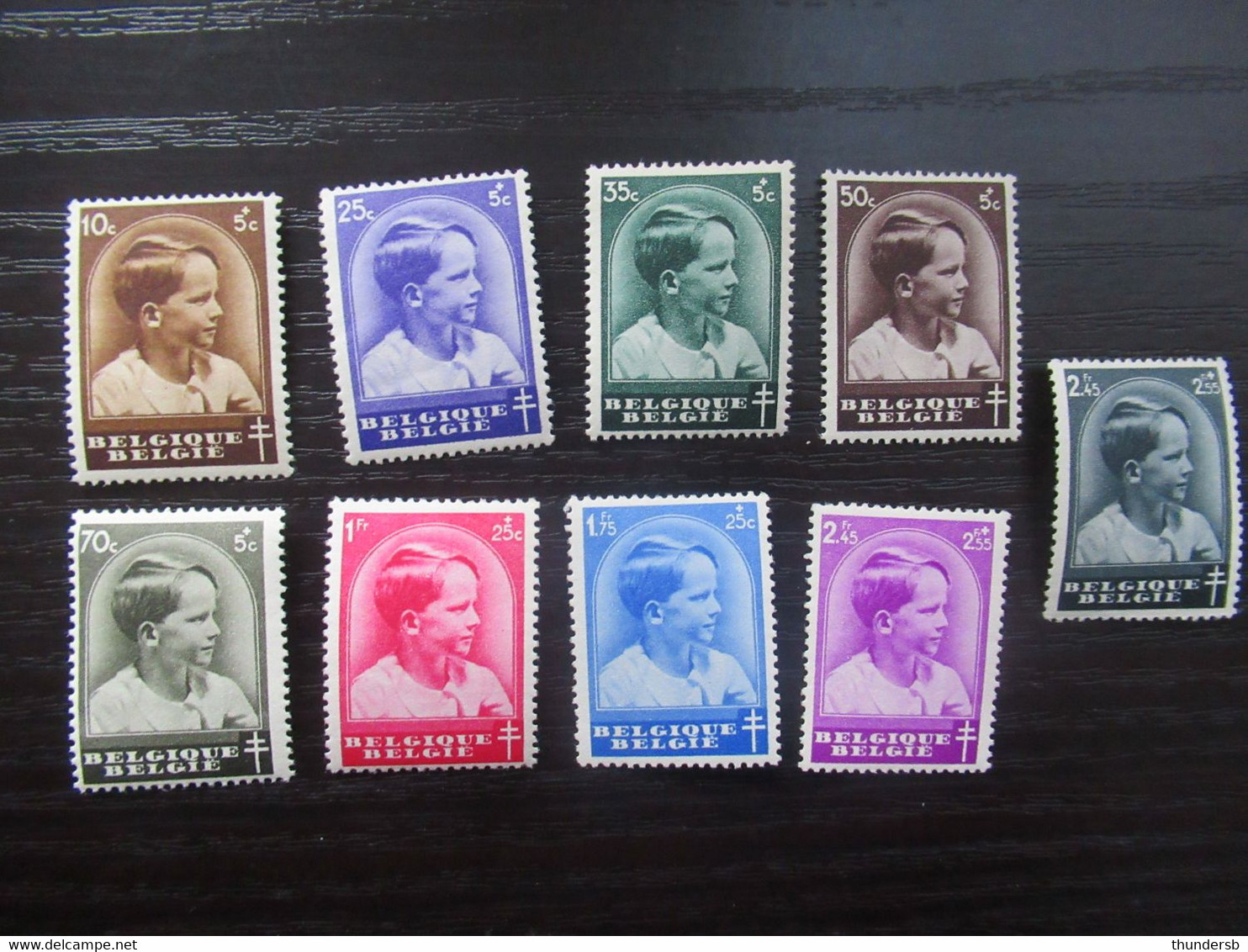 438/45 En 446 'Prins Boudewijn' - Postfris ** - Côte: 36,5 Euro - Unused Stamps