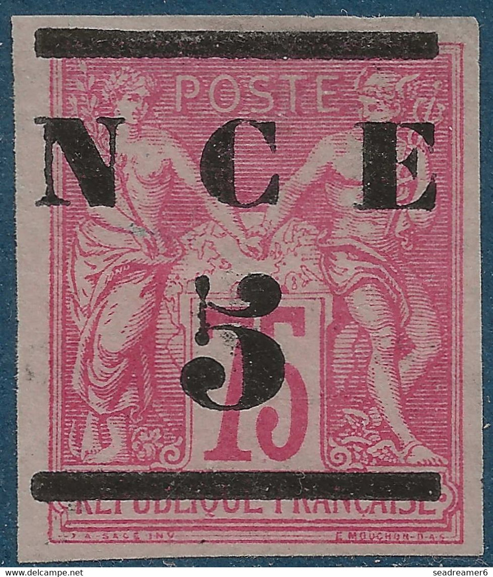 France Colonies Nouvelle Caledonie N°7 5c/75c Rose (  ) Sans Gomme Comme Souvent TTB - Nuevos