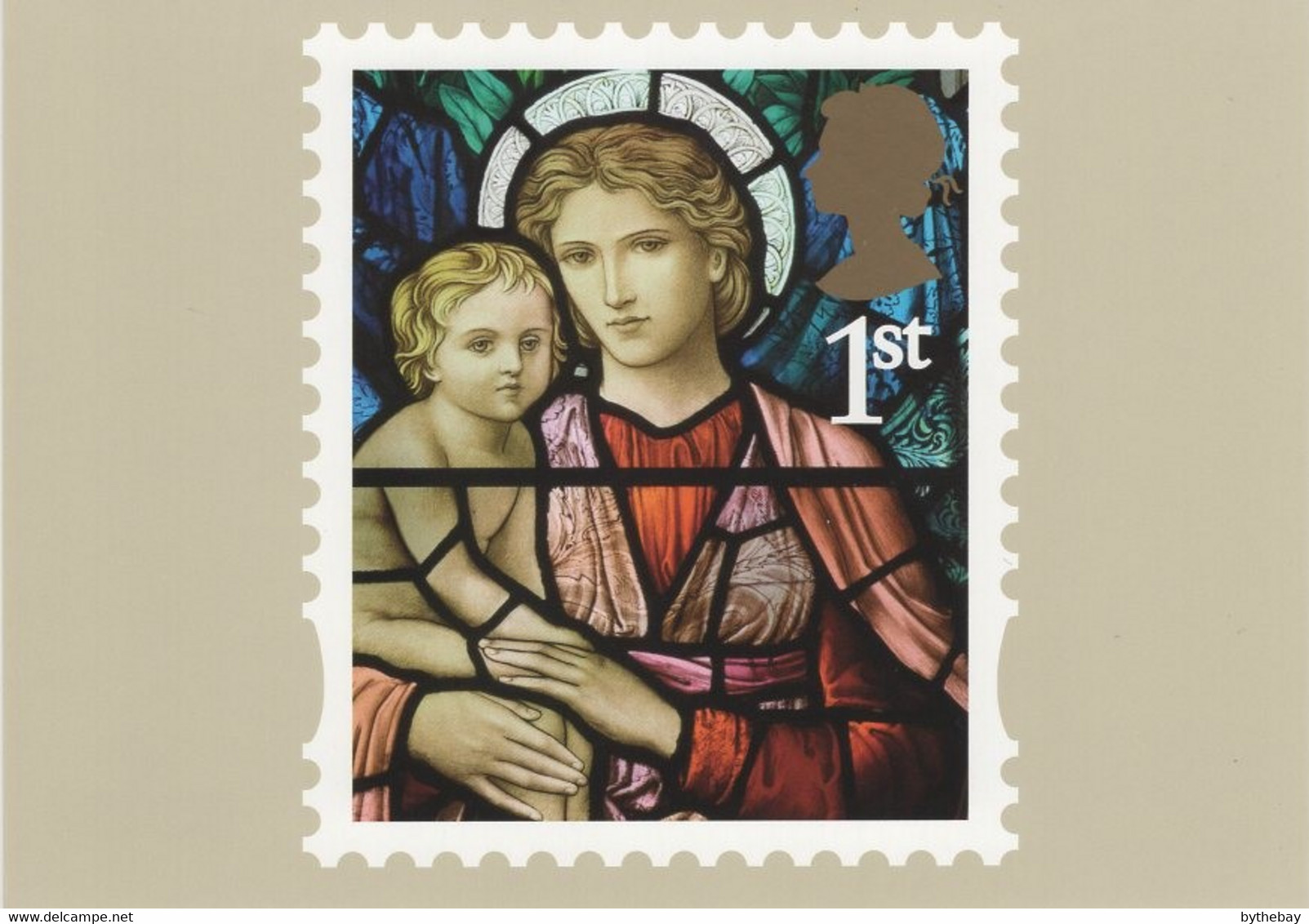 Great Britain 2009 PHQ Card Sc 2716b 1st Madonna And Child - PHQ Cards