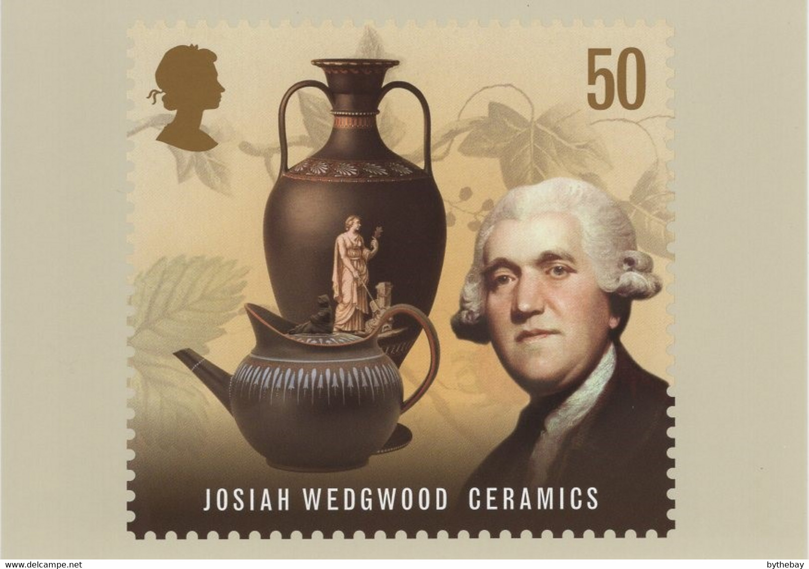 Great Britain 2009 PHQ Card Sc 2648 50p Josiah Wedgwood Ceramics - Tarjetas PHQ