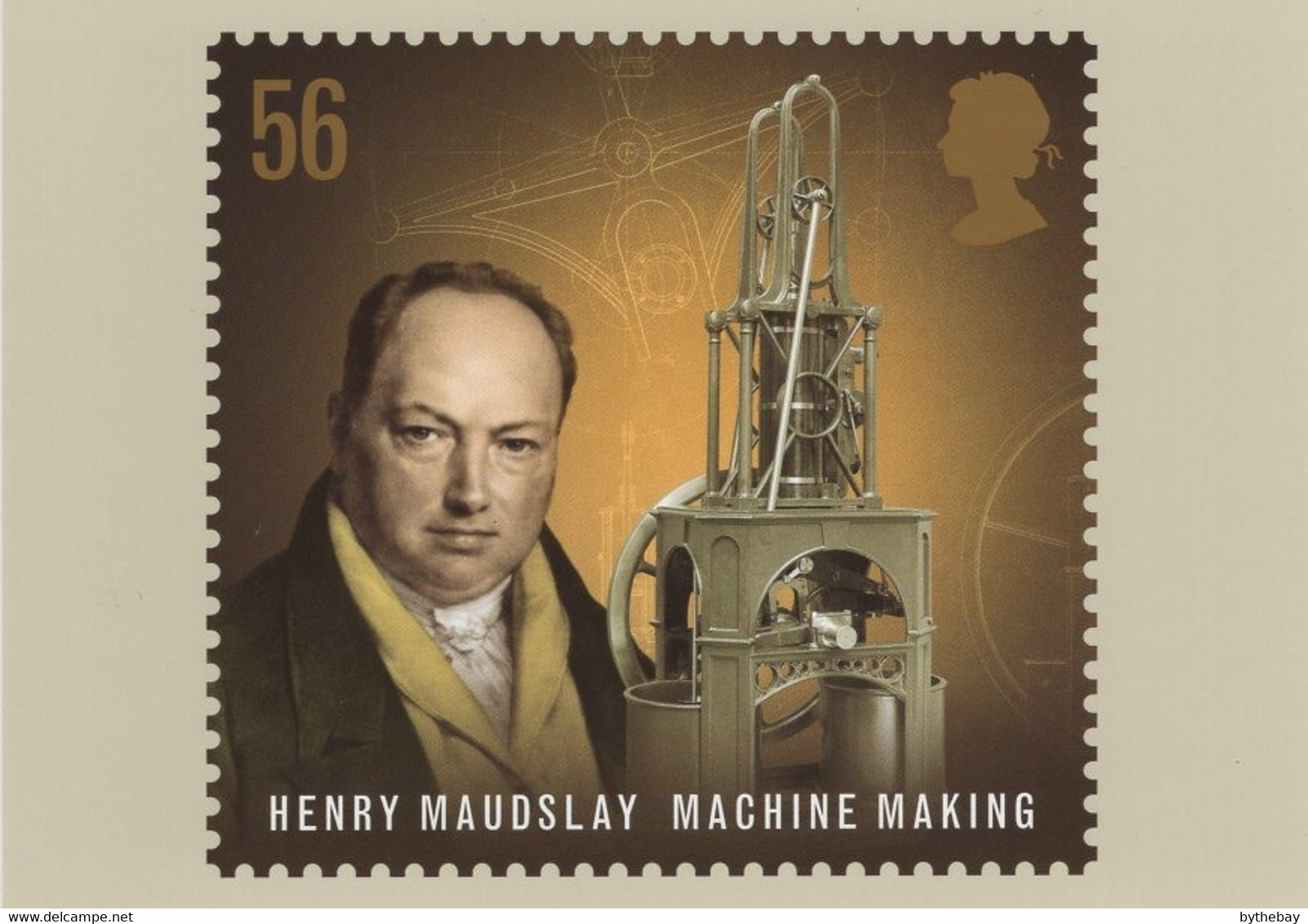 Great Britain 2009 PHQ Card Sc 2650 56p Henry Maudslay Machine Making - PHQ Cards