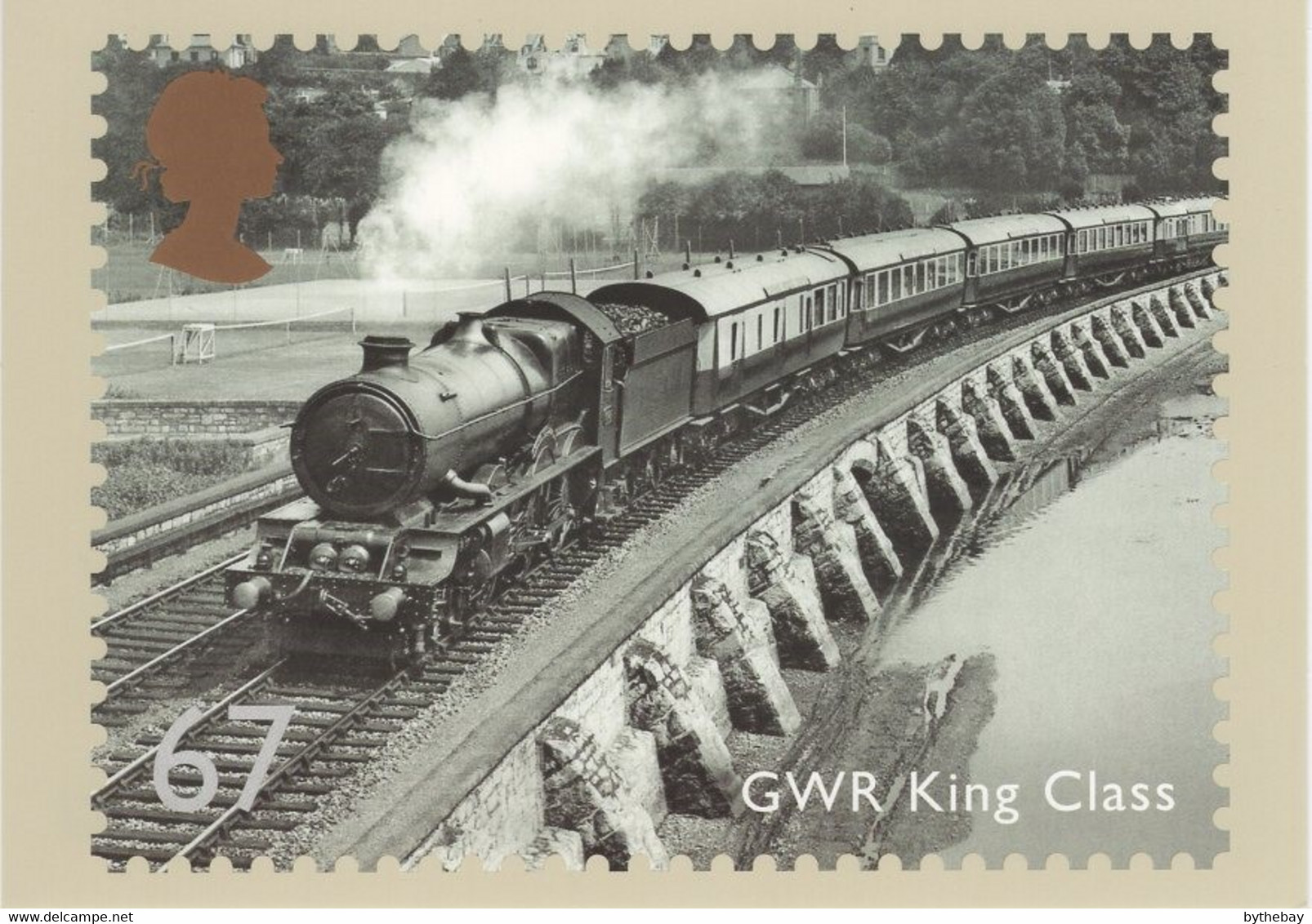 Great Britain 2010 PHQ Card Sc 2829 67p GWR King Class Locomotive - Tarjetas PHQ