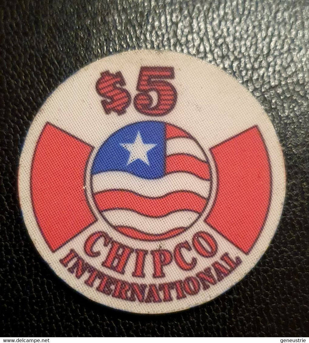 Jeton De Casino - Cercle De Jeux "Casino TCS £5  - 8-11-1990 / $5 Chipco International" - Casino