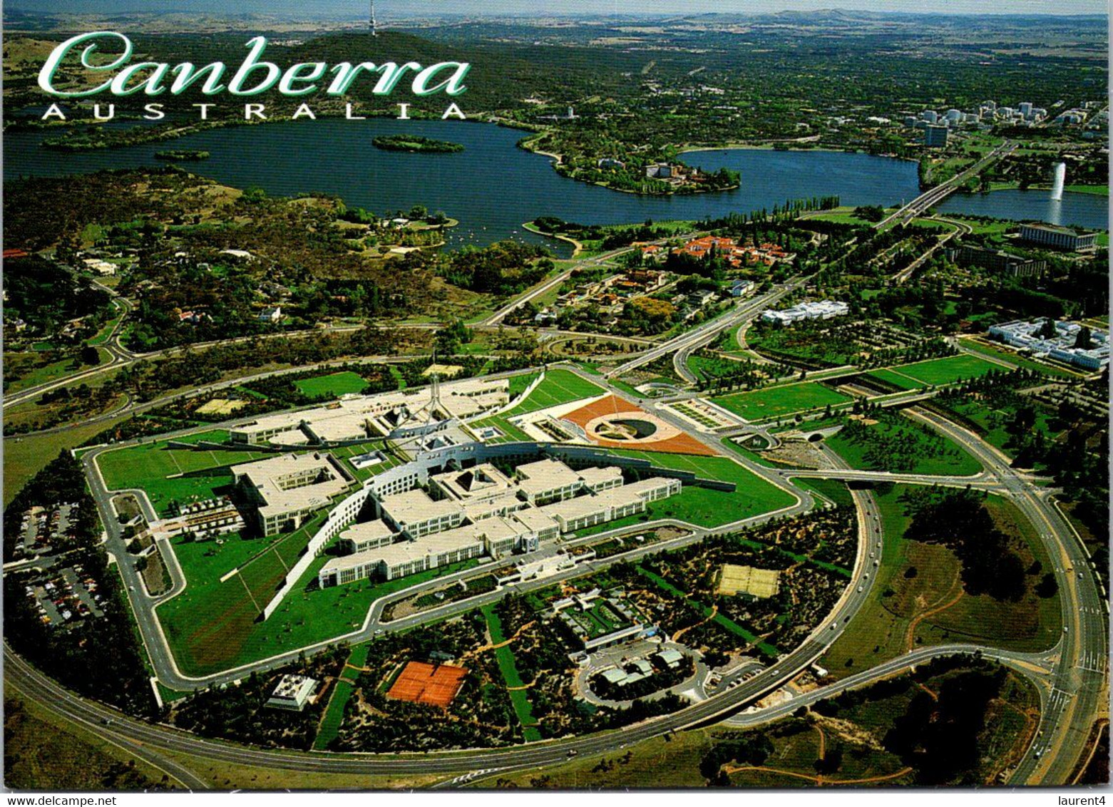 (4 M 50) Australia  - ACT - City Of Canberra (New Parliament House - Outside From The Air) - Canberra (ACT)