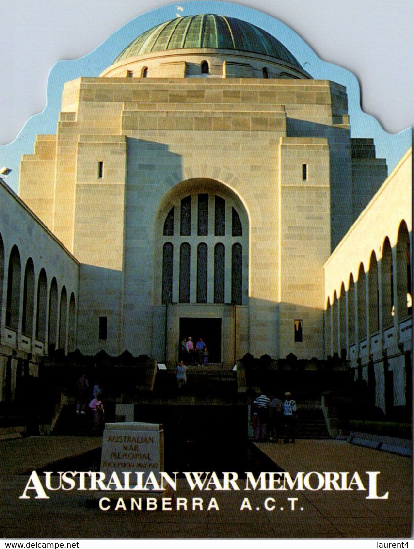 (4 M 50) Australia  - ACT - City Of Canberra (War Memorial Shape Card) - Canberra (ACT)