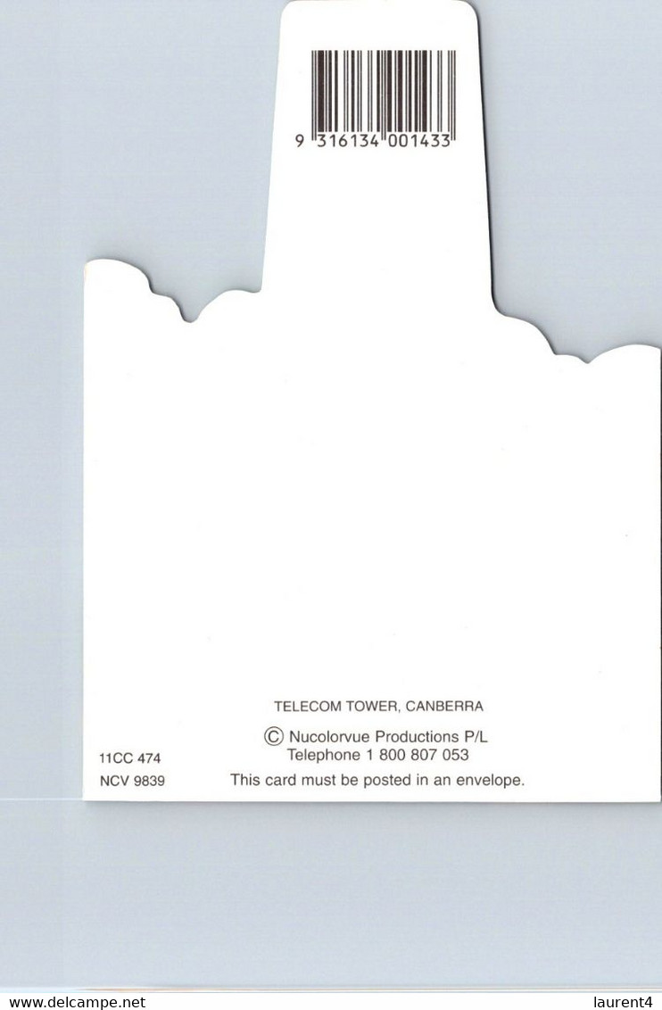 (4 M 50) Australia  - ACT - City Of Canberra (Telecom Tower Shape Card) - Canberra (ACT)