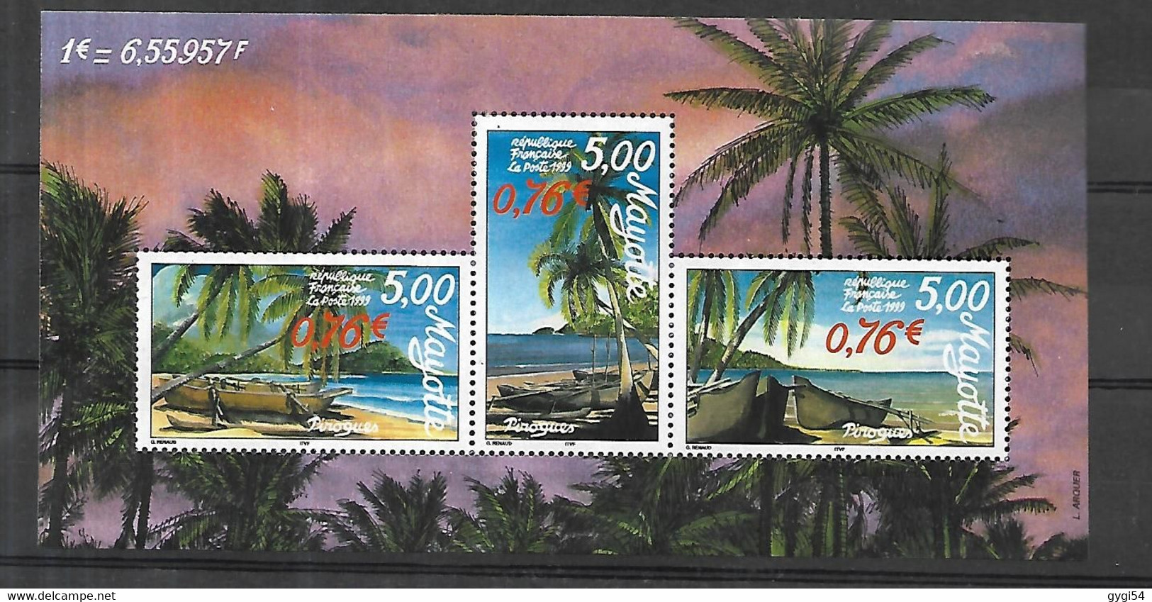 MAYOTTE  1999  BLOC Cat Yt N° 2  N** MNH - Blocs-feuillets