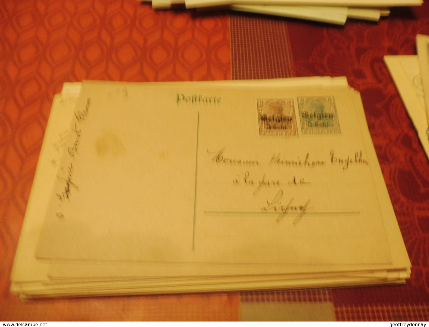 Entier Postale Entiers Postaux  Occupation  9 Mnh Neuf **  1916/1917 - Occupazione Tedesca