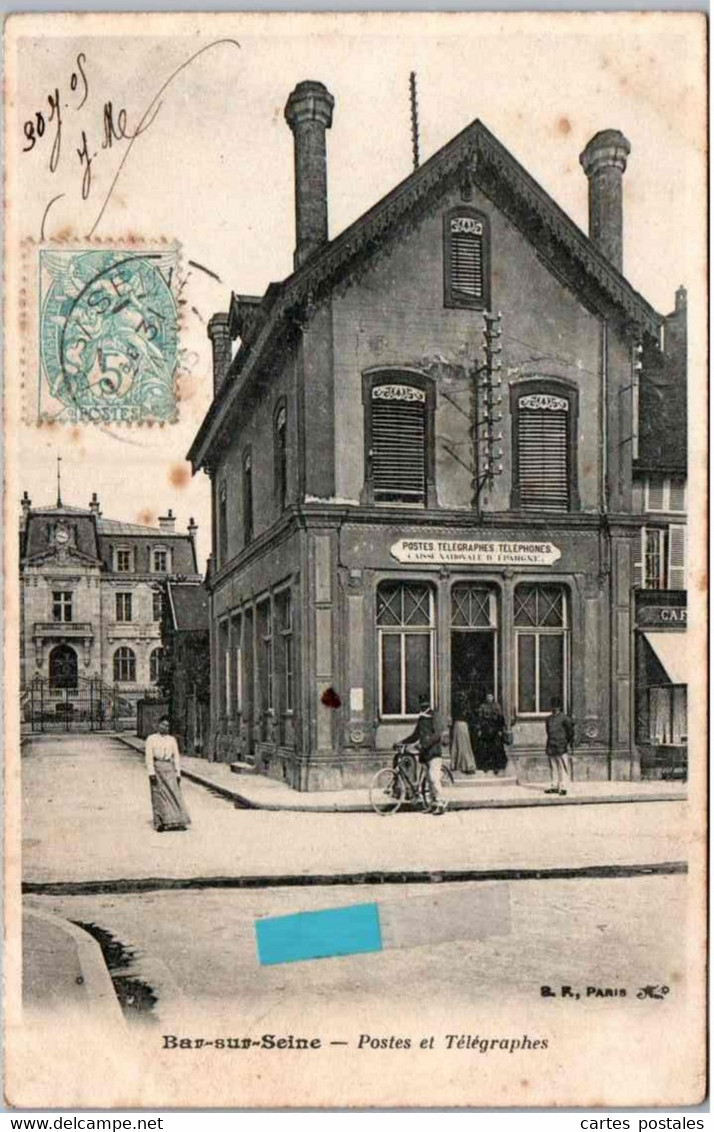 BAR-sur-SEINE  Postes Et Télégraphes - Bar-sur-Seine