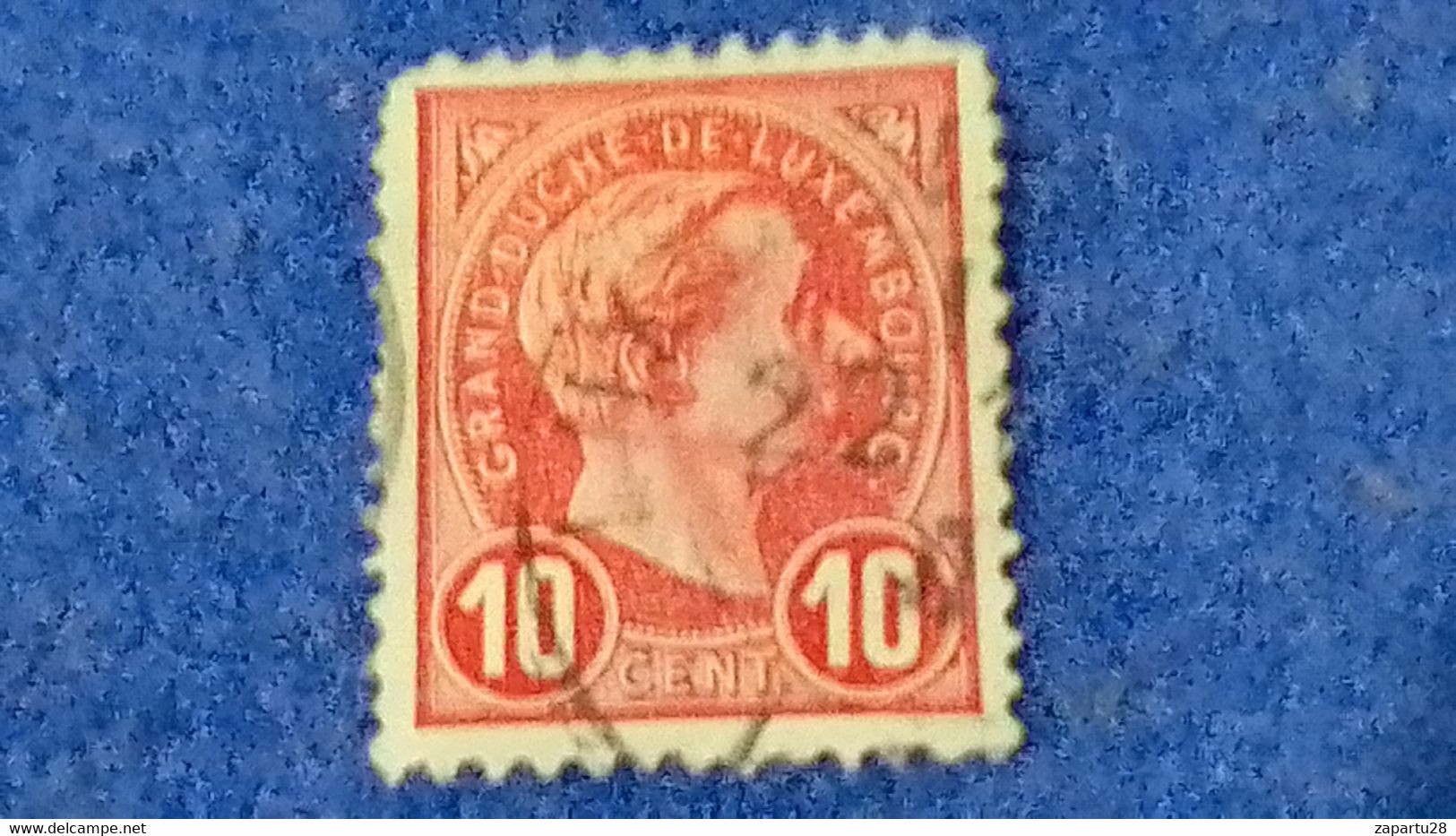 LÜKSEMBURG-1852-1916- GRAND DÜKE ADOLF 10C.DAMGALI - 1895 Adolfo De Perfíl