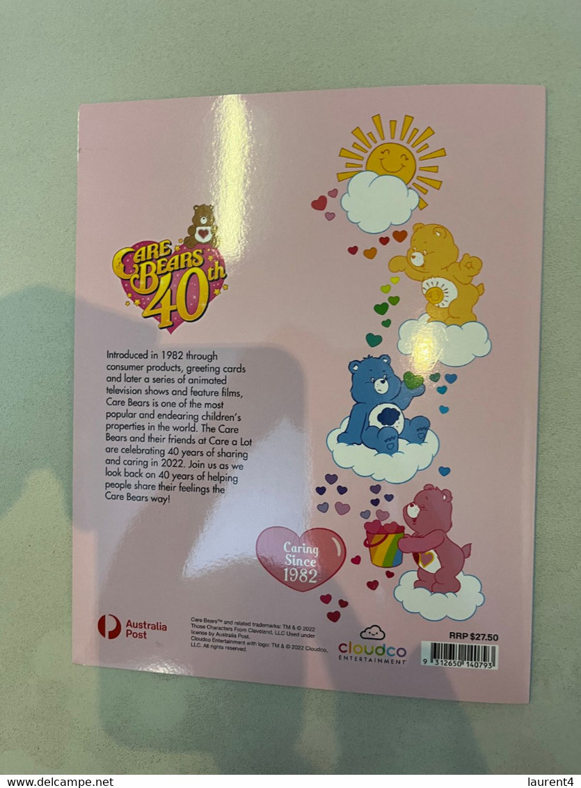 (folder 15-12-2022) Australia Post - Care Bears 40th Anniversary (with 1 Cover) Postmarked 19 July 2022 - Presentation Packs