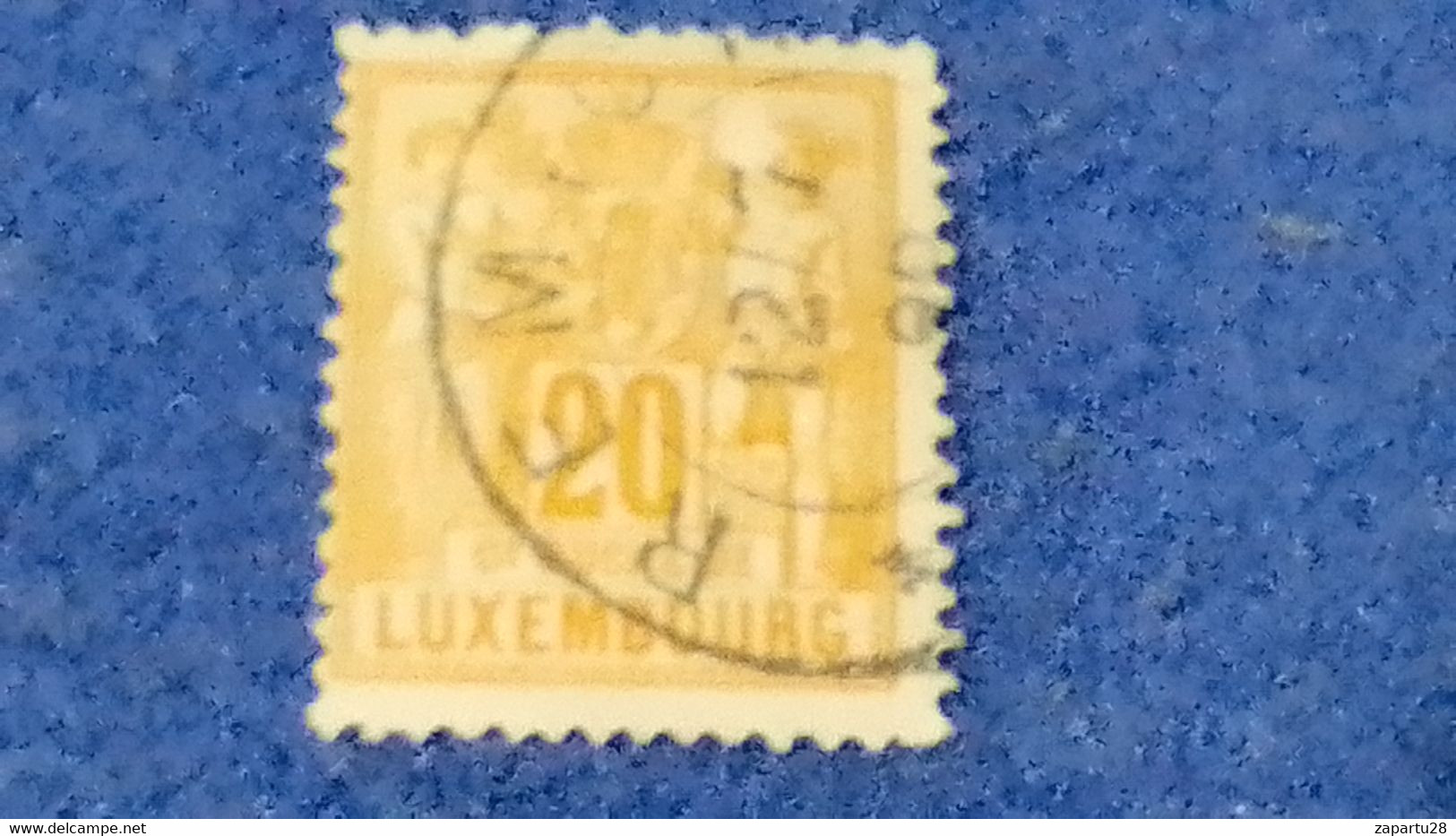 LÜKSEMBURG-1882 50C. DEFİNETİVE ISSUE  20C DAMGALI - 1882 Allegorie