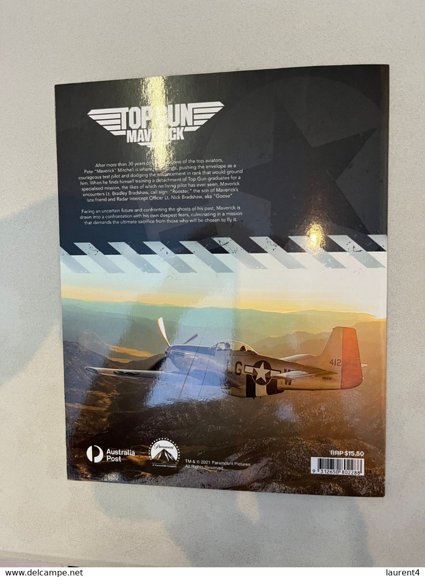 (folder 15-12-2022) Australia Post - TOP GUN  Maverick (new Movie) (with 1 Cover) Postmarked 26 October 2021 - Presentation Packs