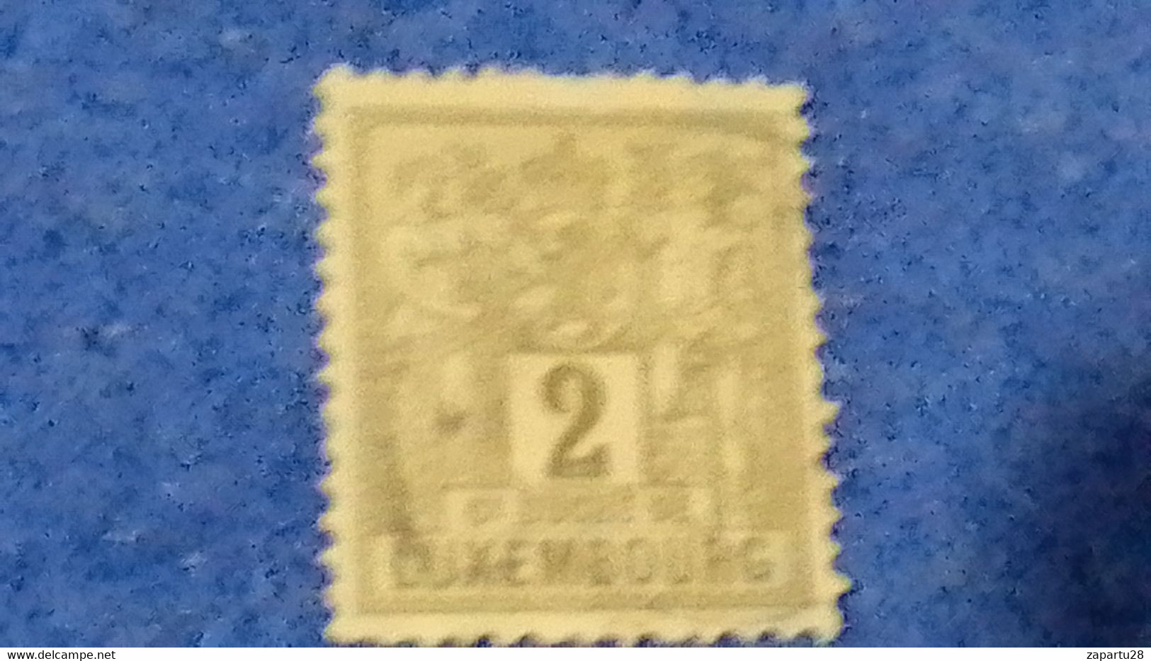 LÜKSEMBURG-1882 2C. DEFİNETİVE ISSUE   DAMGALI - 1882 Allégorie