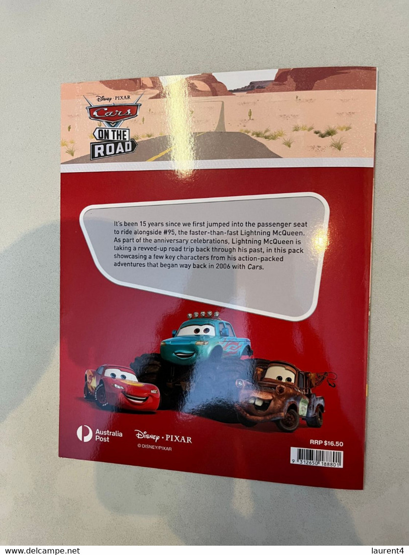 (folder 15-12-2022) Australia Post - Disney / Pixar - CARS (with 1 Cover) Postmarked 22 June 2021 - Presentation Packs