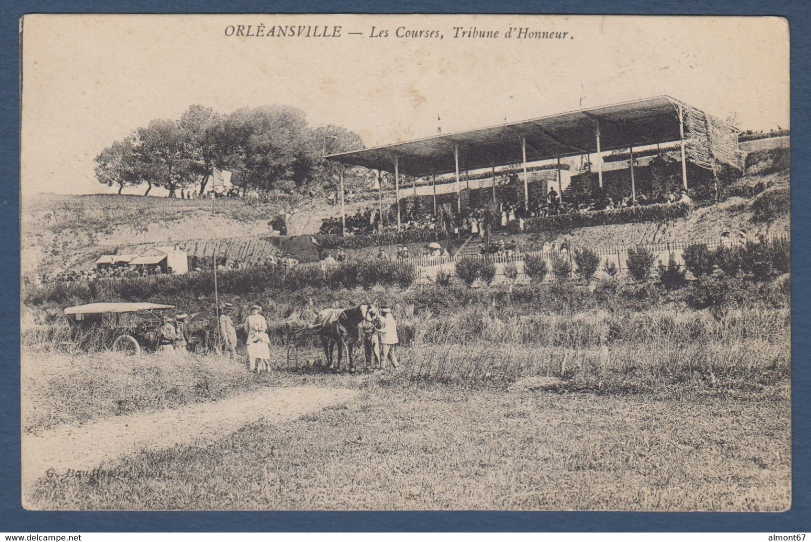 ORLEANSVILLE - Les Courses , Tribune D' Honneur - Chlef (Orléansville)