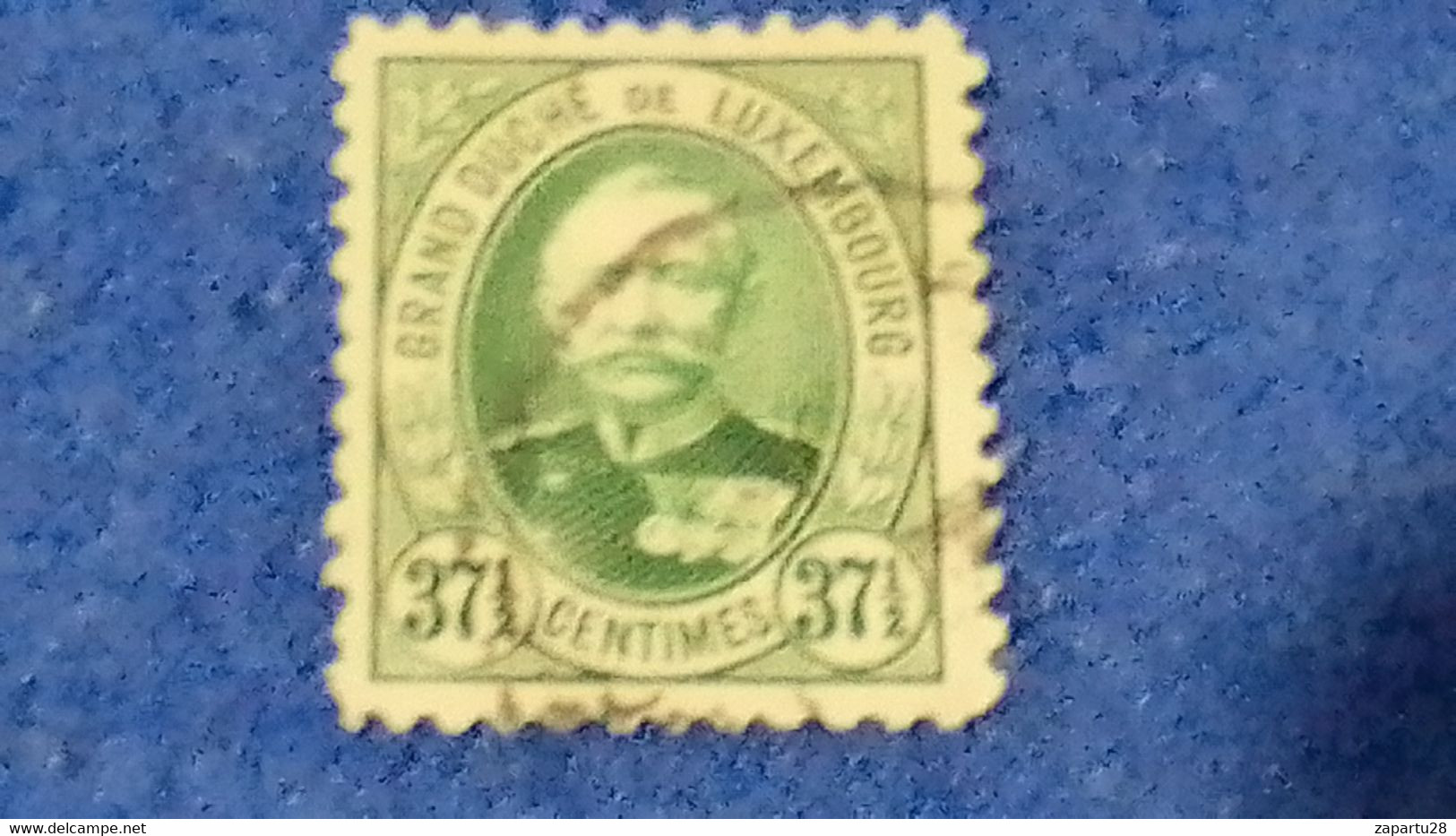 LÜKSEMBURG-1891-93 37.5C. GRAND DUKE ADOLLF   DAMGALI - 1891 Adolphe De Face