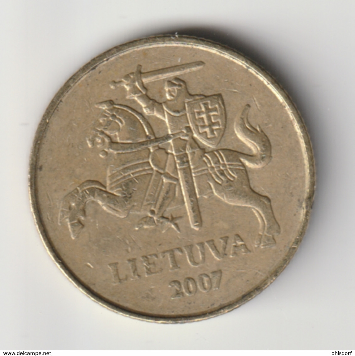 LIETUVA 2007: 20 Centu, KM 107 - Lithuania