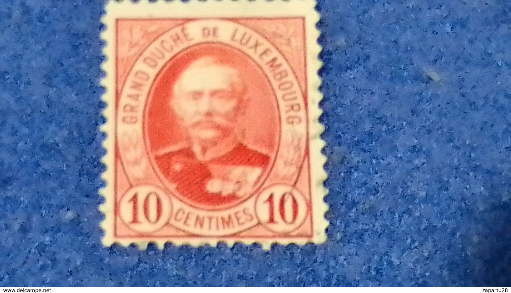 LÜKSEMBURG-1891-93  10C. GRAND DUKE ADOLLF   DAMGALI - 1891 Adolphe De Face