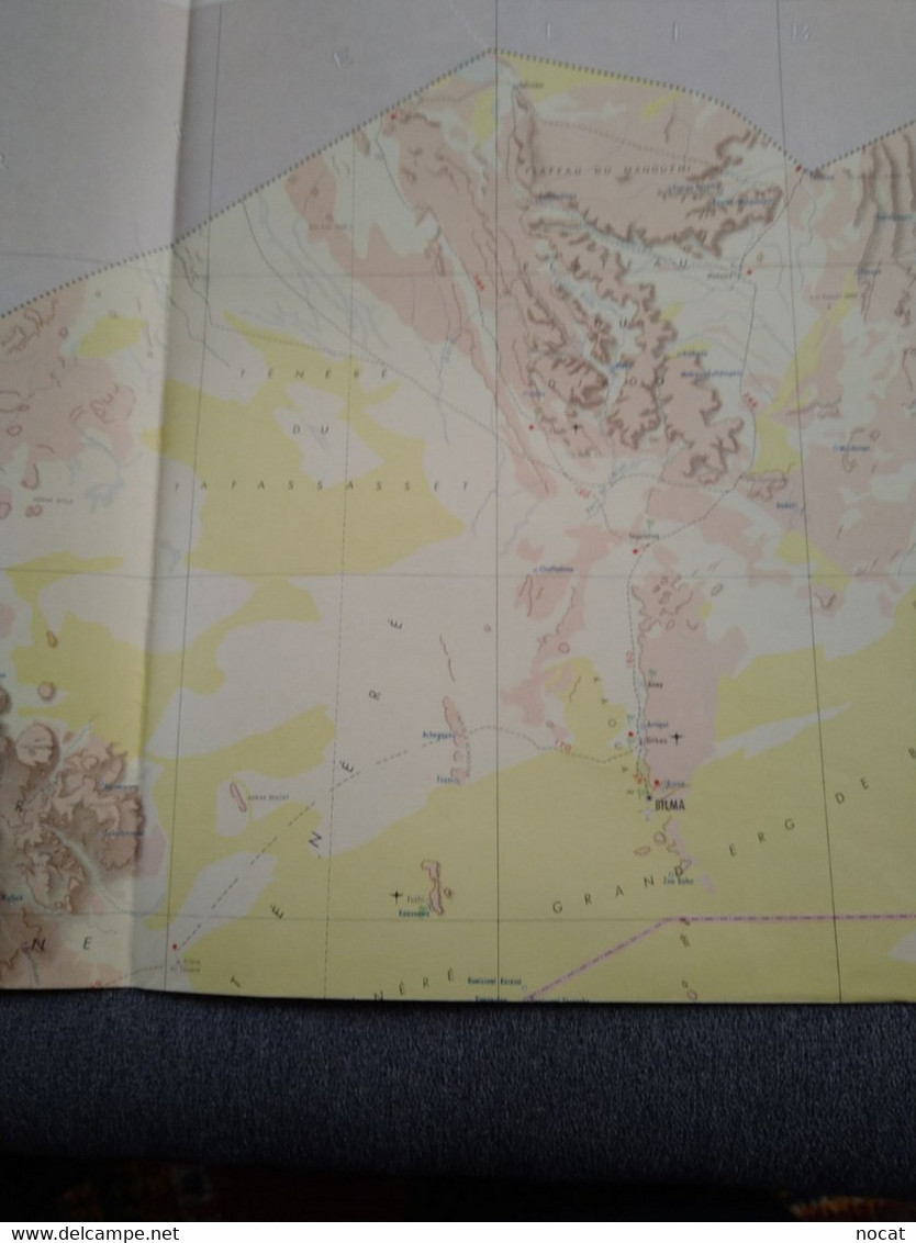 Carte République Du Niger AU 1/ 2 500 000 IGN PARIS 3ème édition De 1966 - Cartes Topographiques