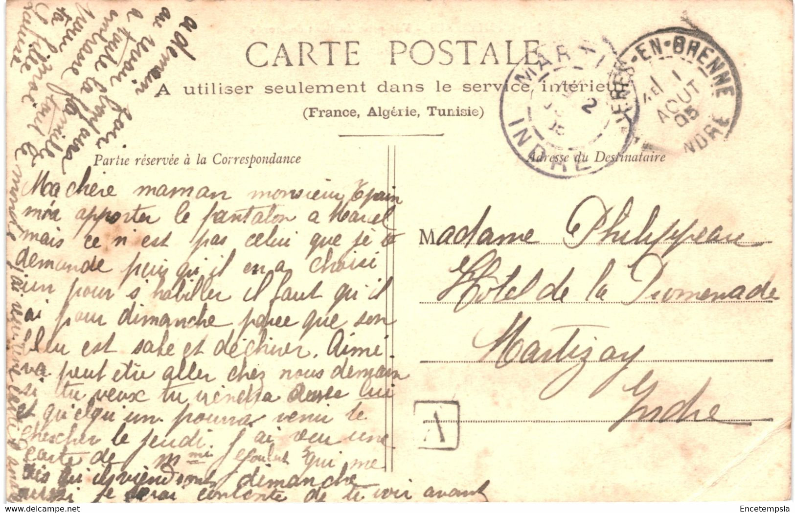 CPA Carte Postale France Mézières Vue Prise Du Bout Du Monde 1905  VM60527 - Le Blanc