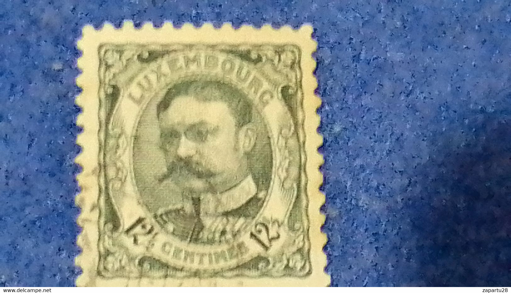 LÜKSEMBURG-1891-93  12.5 . GRAND DUKE WİLLİAM IV.   DAMGALI - 1906 Guillaume IV