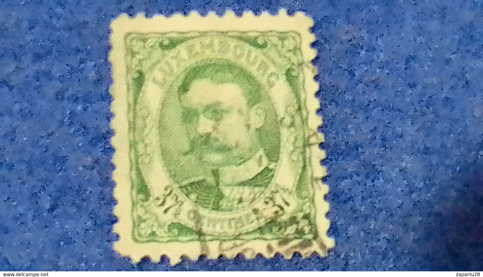 LÜKSEMBURG-1891-93  37.5C. GRAND DUKE WİLLİAM IV.   DAMGALI - 1906 Guillermo IV