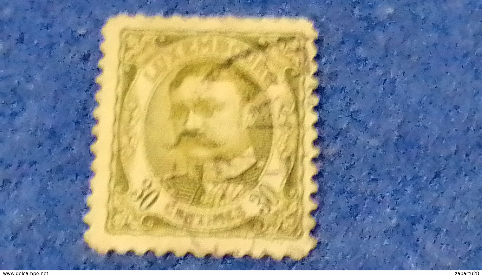 LÜKSEMBURG-1891-93  30C. GRAND DUKE WİLLİAM IV.   DAMGALI - 1906 Guillaume IV