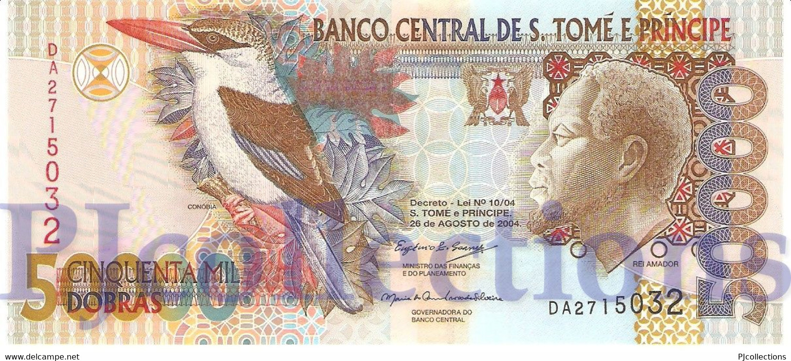 SAINT THOMAS & PRINCE 50000 DOBRAS 2004 PICK 68c UNC - Sao Tomé Et Principe